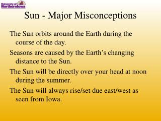 Sun - Major Misconceptions