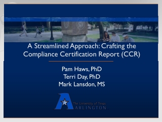 A Streamlined Approach: Crafting the Compliance Certification Report (CCR)