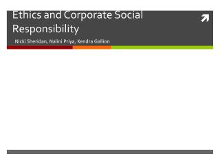 PPT - Ethics And Corporate Social Responsibility PowerPoint ...