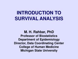 What is Survival Analysis?