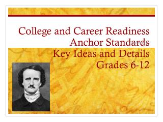 College and Career Readiness Anchor Standards Key Ideas and Details Grades 6-12