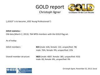GOLD report Christoph Ilgner