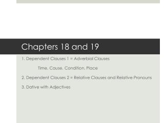 PPT - Independent and Dependent Clauses PowerPoint ...