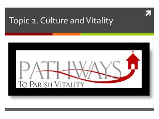 Topic 2. Culture and Vitality
