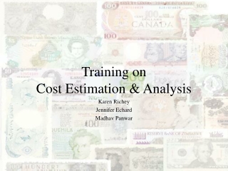 Training on Cost Estimation & Analysis