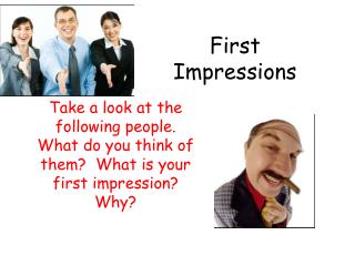 impressions presentation ppt powerpoint slideserve