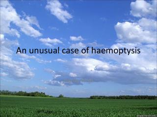 An unusual case of haemoptysis