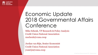 Economic Update 2018 Governmental Affairs Conference