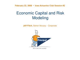 Economic Capital and Risk Modeling