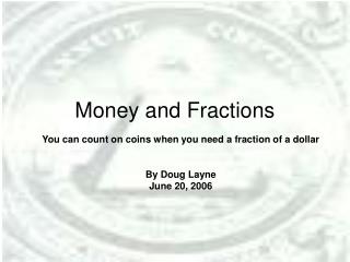 Money and Fractions