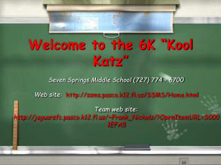 Welcome to the 6K “Kool Katz”