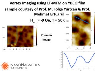 Vortex Imaging using LT-MFM on YBCO film