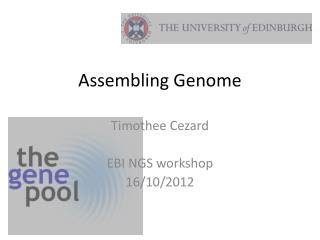 Assembling Genome