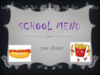 School menu