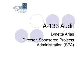 A-133 Audit
