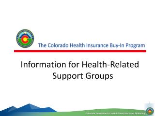 Information for Health-Related Support Groups