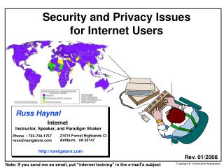 Security and Privacy Issues for Internet Users