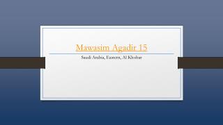 Mawasim Agadir 15 - Holdinn