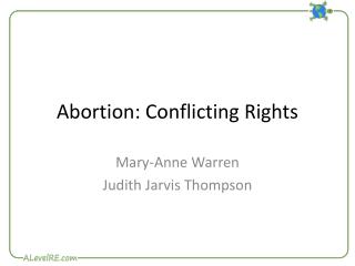 Abortion: Conflicting Rights