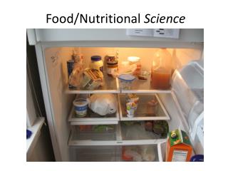 Food/Nutritional Science