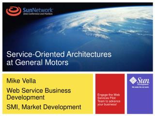 Mike Vella Web Service Business Development SMI, Market Development