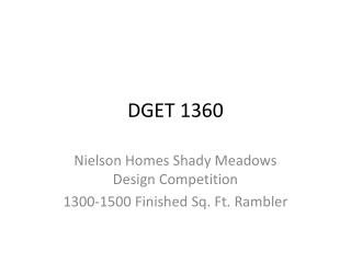 DGET 1360