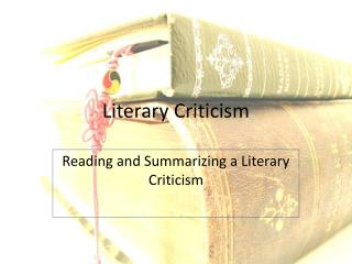 Literary Criticism