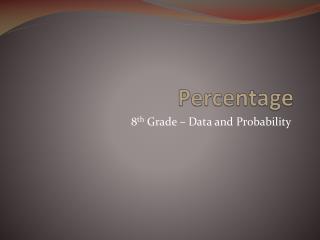 Percentage