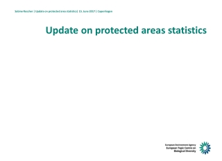 Update on protected areas statistics