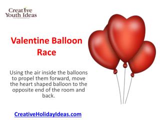 Valentine Balloon Race