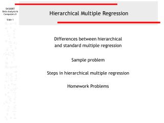 Ppt Hierarchical Multiple Regression Powerpoint Presentation Free Download Id 229885