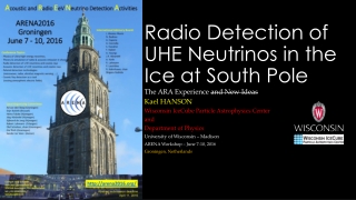 Radio Detection of UHE Neutrinos in the Ice at South Pole