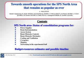 Towards smooth operations for the SPS North Area that remains as popular as ever