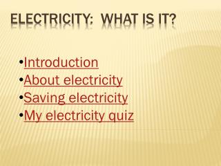 Ppt - Electricity : What Is It? Powerpoint Presentation, Free Download 