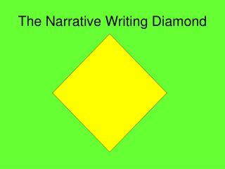 The Narrative Writing Diamond