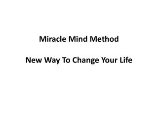 Boost Your Incoem By This Miracle Mind Method