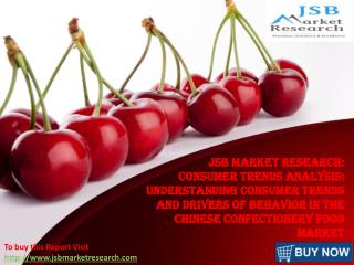 JSB Market Research: Chinese Confectionery Food Market