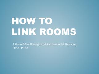 Chatzy Room Links