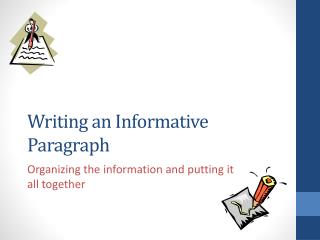 paragraph writing informative presentation ppt powerpoint slideserve