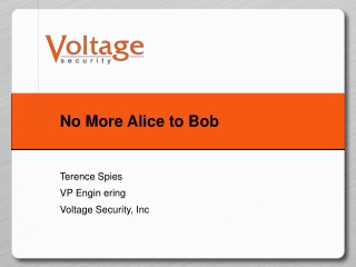 No More Alice to Bob