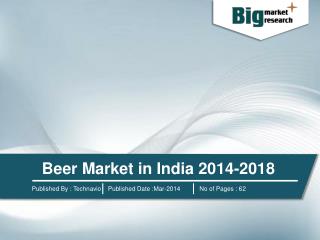 Beer Market in India 2014-2018