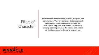 Pillars of Character