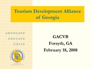 Tourism Development Alliance of Georgia
