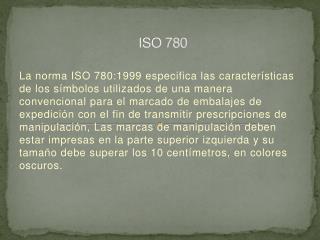 ISO 780