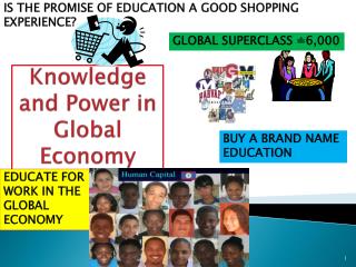 Knowledge and Power in Global Economy
