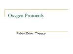 Oxygen Protocols