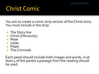 Christ Comic