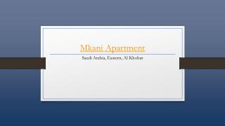 Mkani Apartments AlKhobar