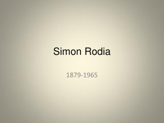 Simon Rodia
