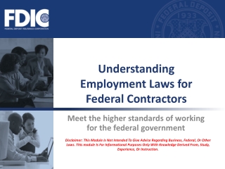 Understanding Employment Laws for Federal Contractors
